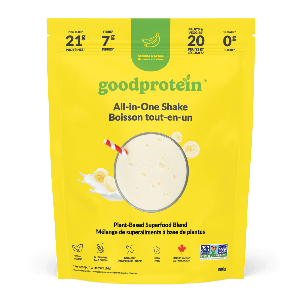 Bananas & Cream - All-in-One Shake