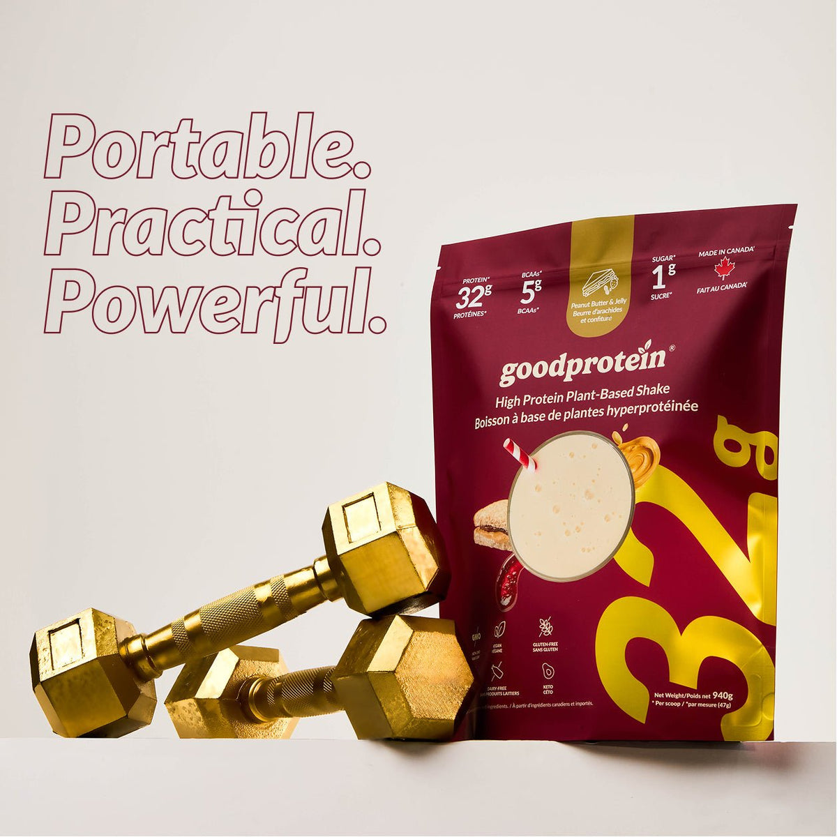 Peanut Butter & Jelly - 32g High Protein Shake