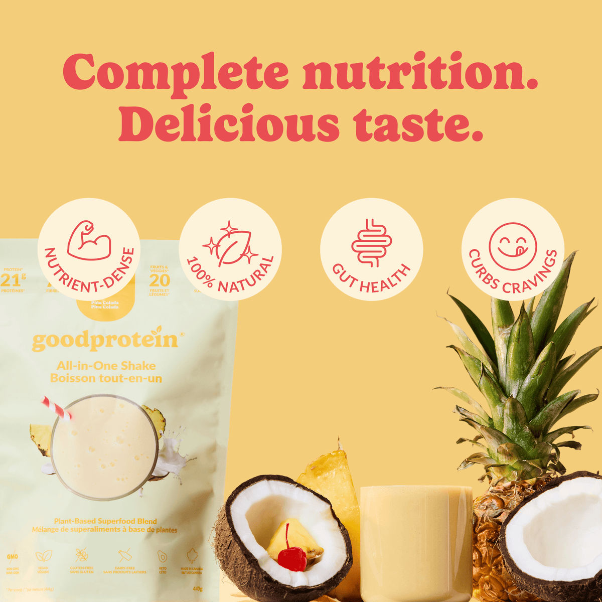 Piña Colada - All-in-One Shake