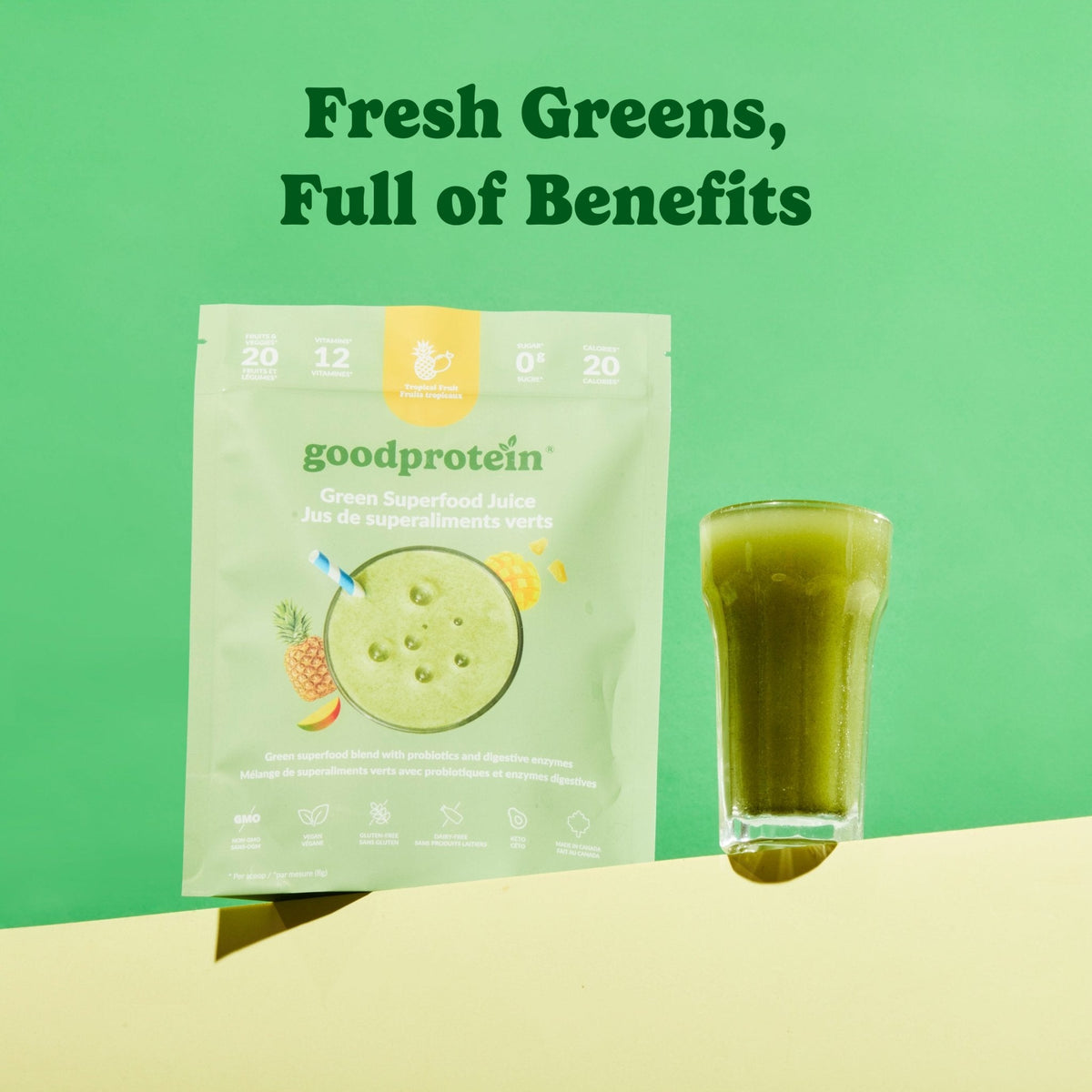 Tropical Fruit - Green Superfood Juice