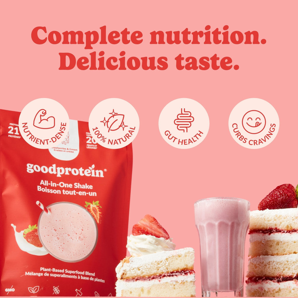 Strawberries & Cream - All-in-One Shake