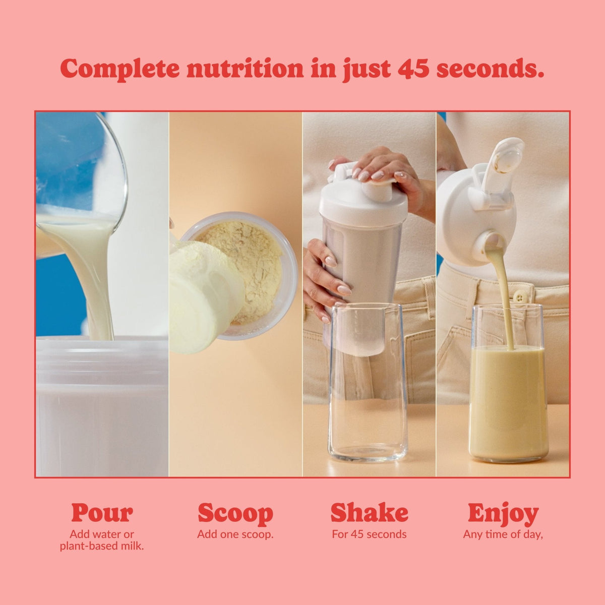 Strawberries & Cream - All-in-One Shake